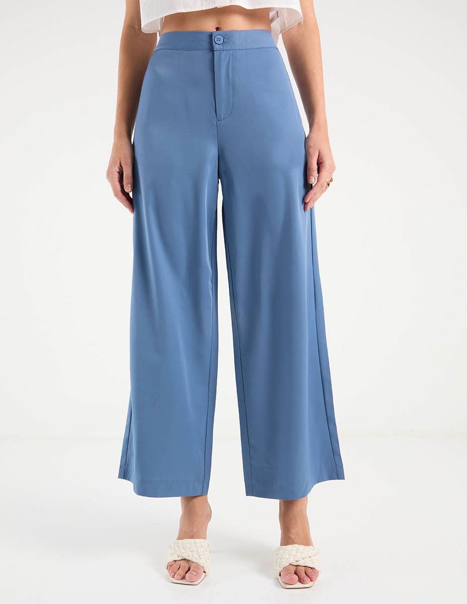 Pantalón capri amplio para mujer 1
