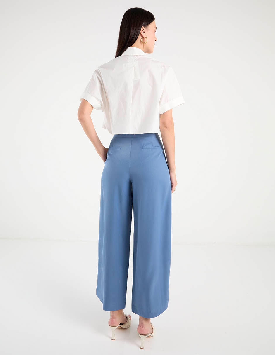 Pantalón capri amplio para mujer 11