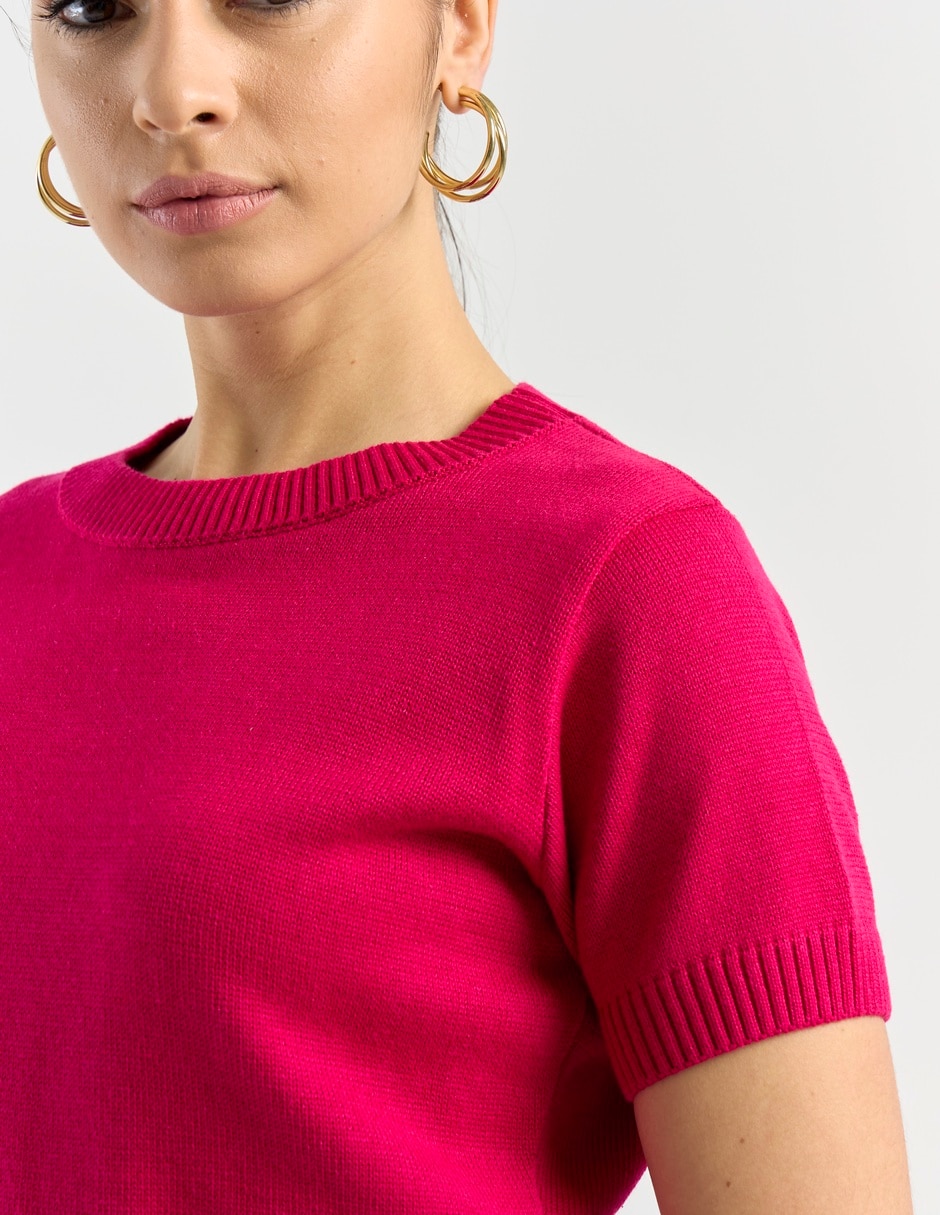 Suéter cuello redondo para mujer 10