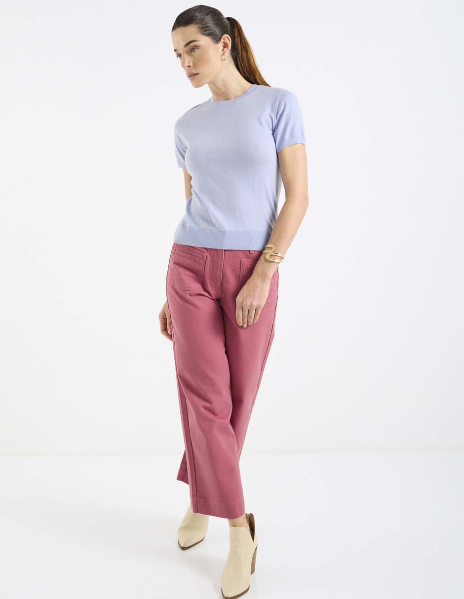 Suéter cuello redondo para mujer 6