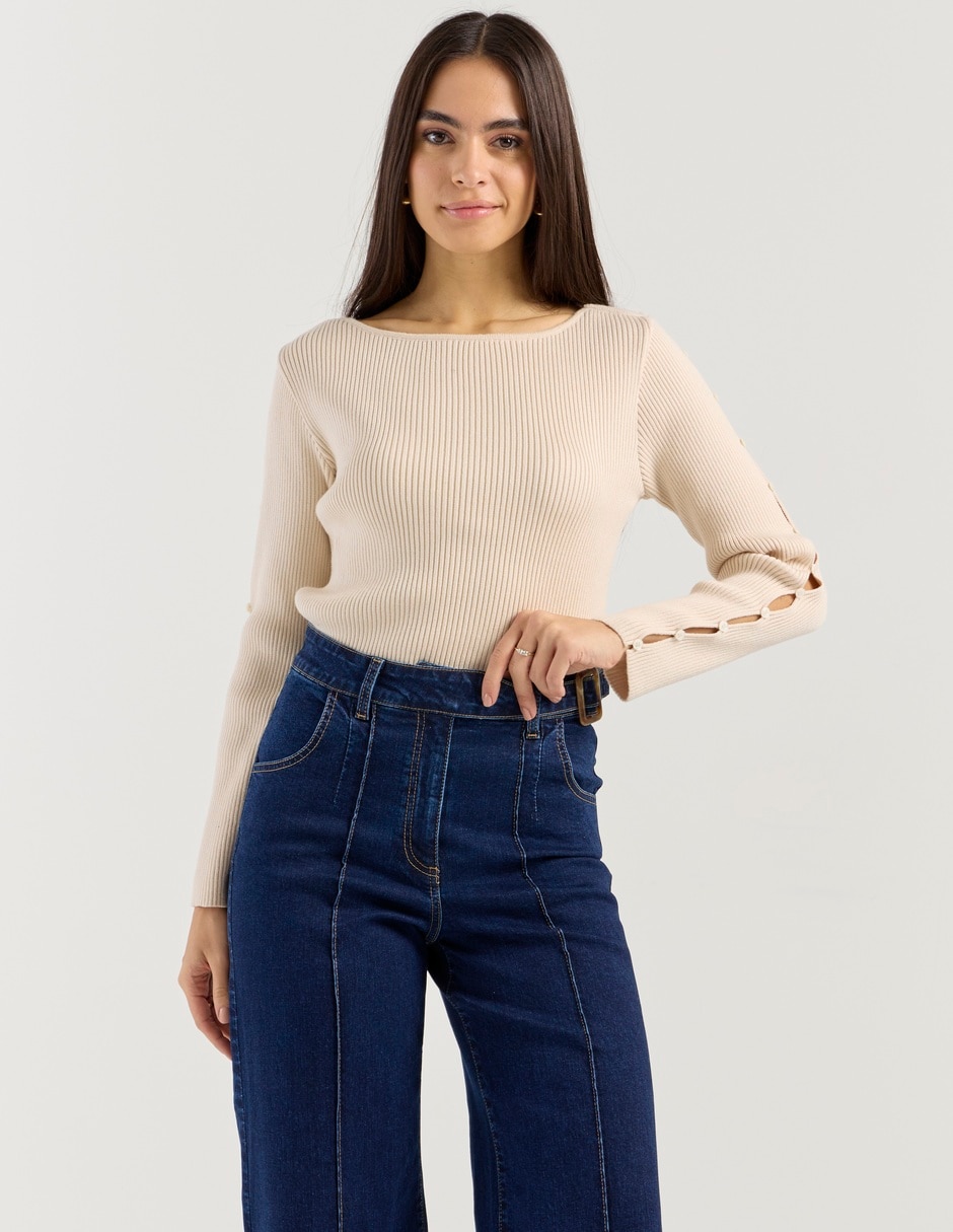 Blusa manga larga para mujer 1