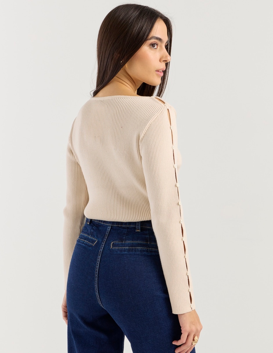 Blusa manga larga para mujer 6