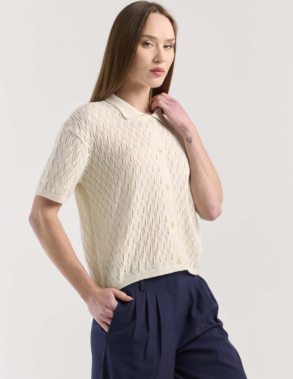 Blusa manga corta para mujer 1