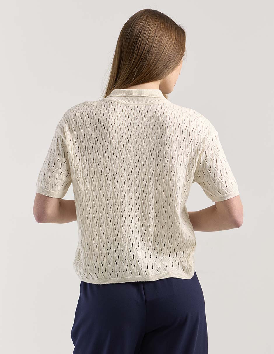 Blusa manga corta para mujer 5