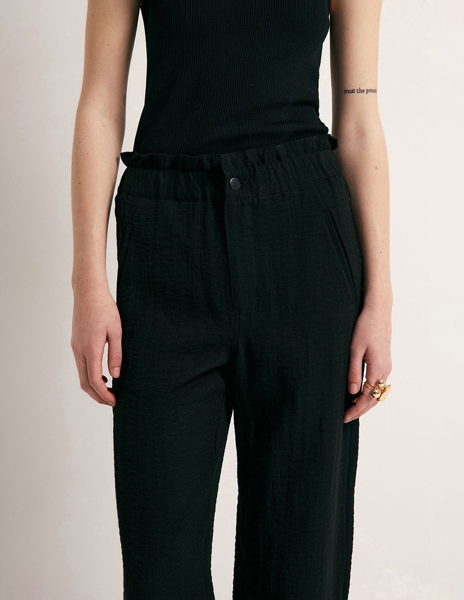 Pantalón relaxed Sfera wideleg para mujer