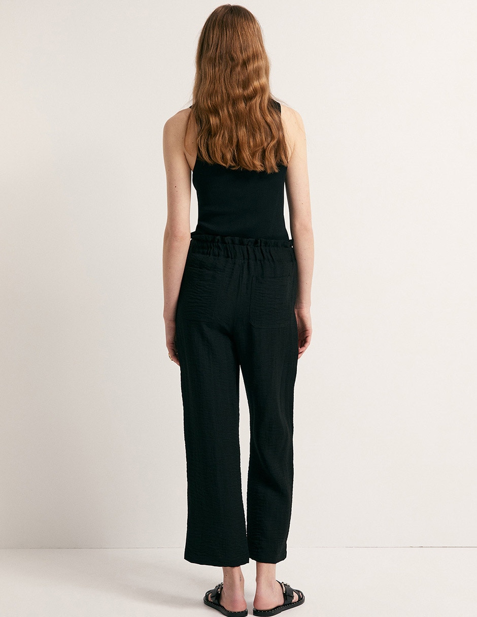 Pantalón relaxed Sfera wideleg para mujer