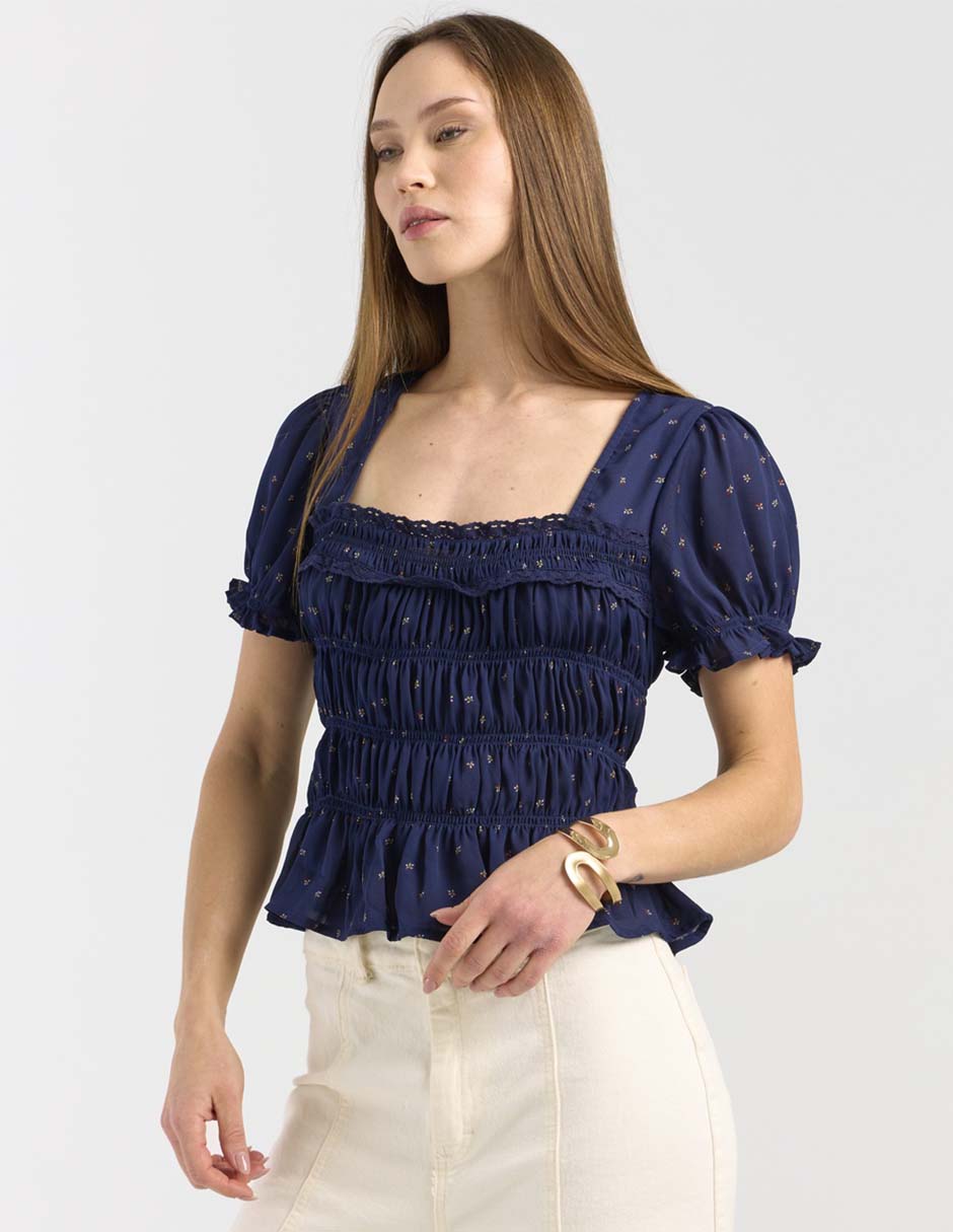 Blusa manga corta para mujer 1