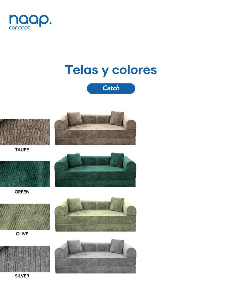 Sofá cama armable Teddy Catch de espuma comprimida 8