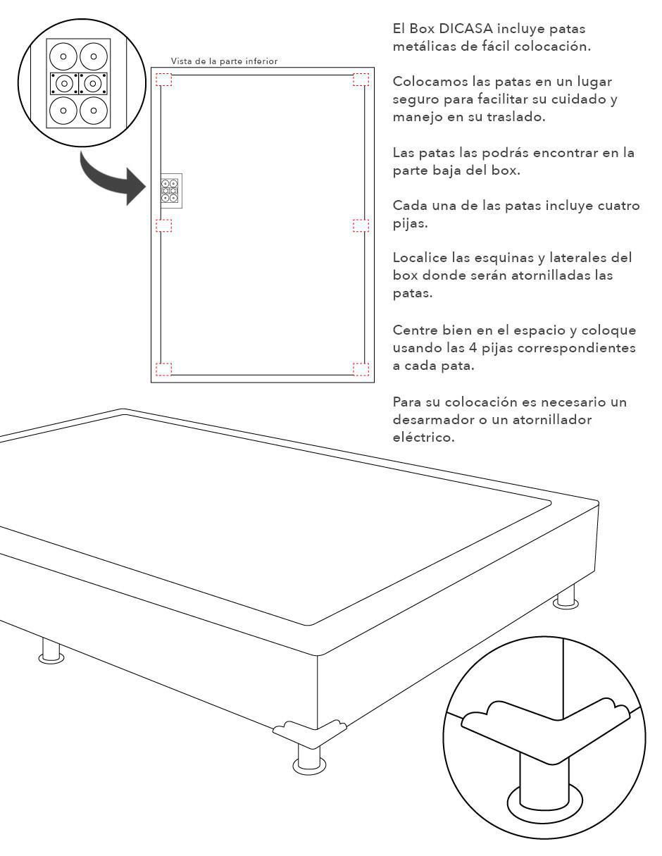 Cama Titán Box 4
