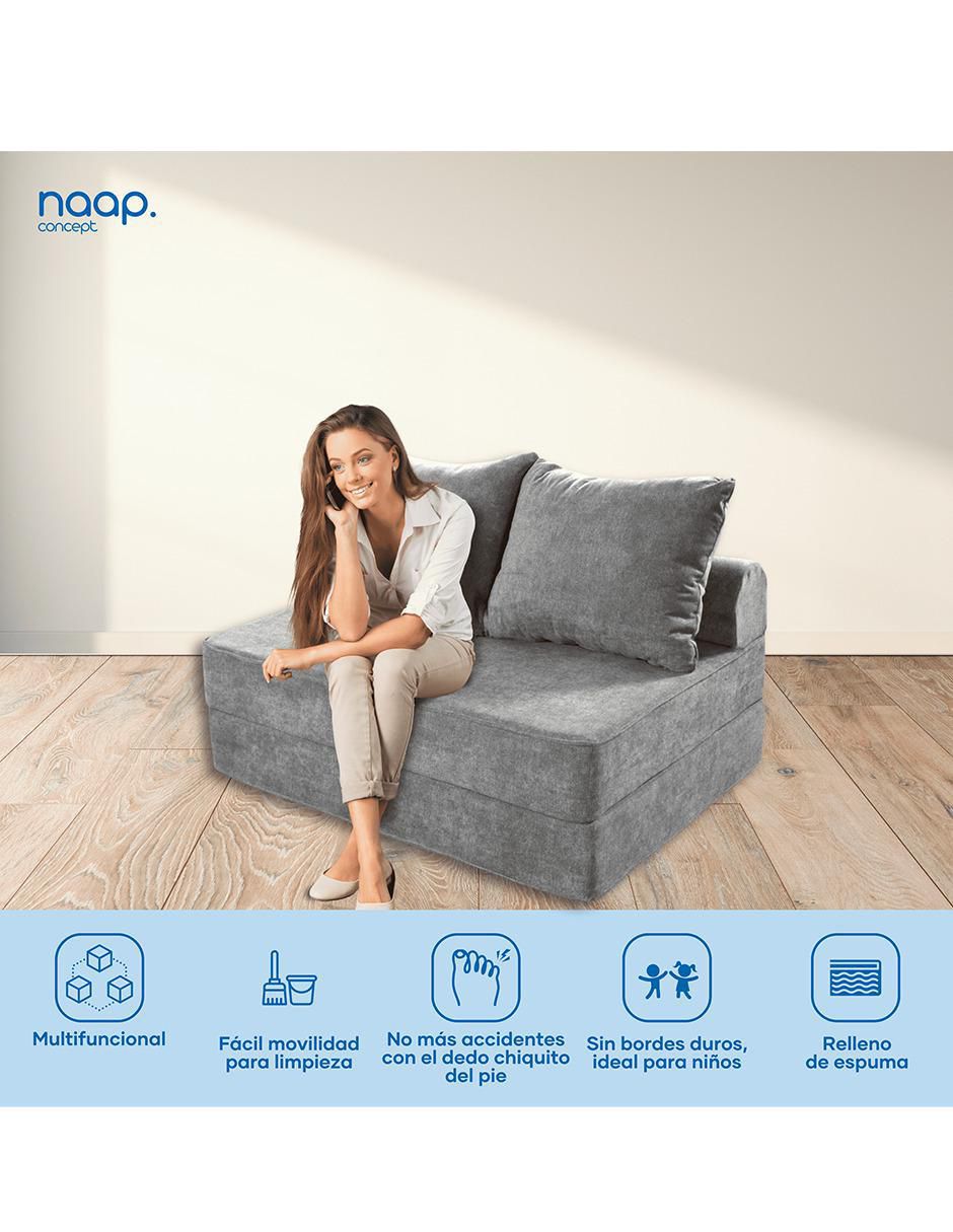 Sofá cama armable Flex de espuma comprimida 3