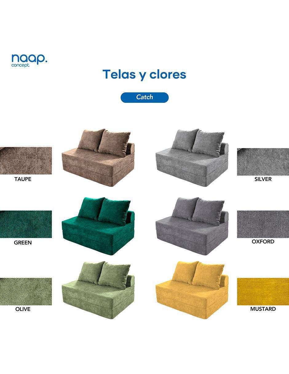 Sofá cama armable Flex de espuma comprimida 6