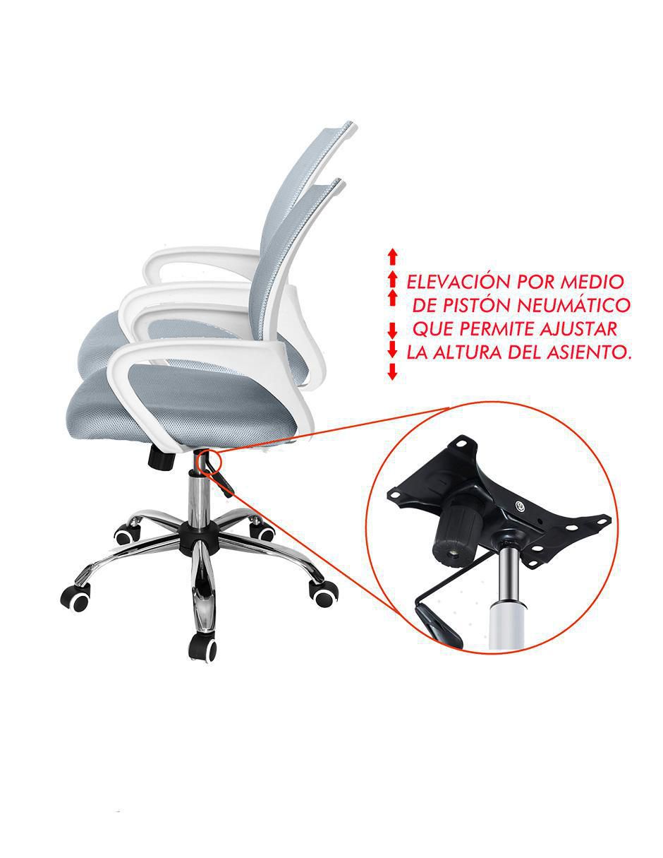 Silla de escritorio de plástico 5