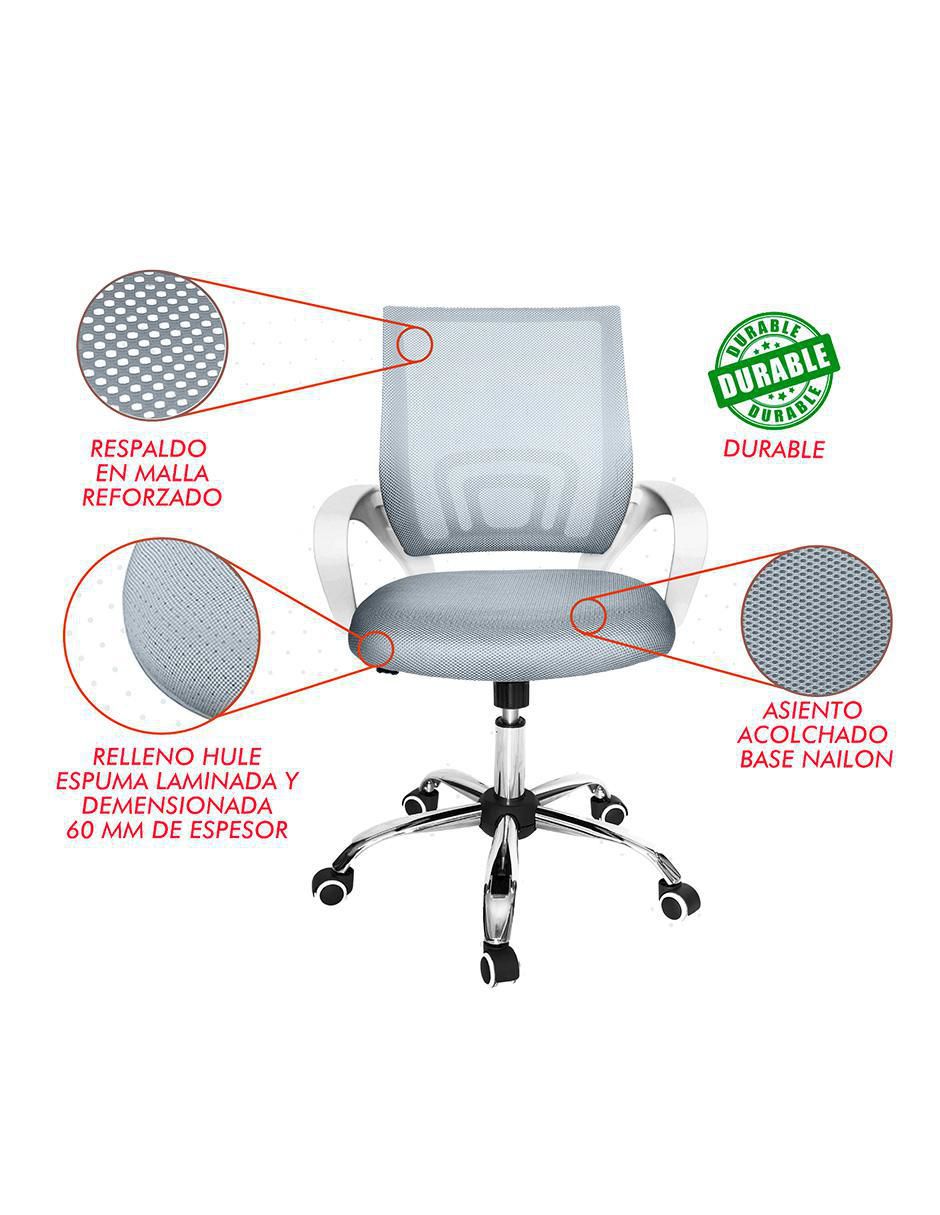 Silla de escritorio de plástico