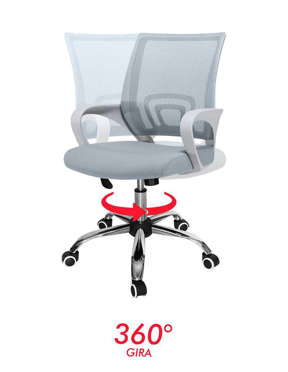 Silla de escritorio de plástico 6