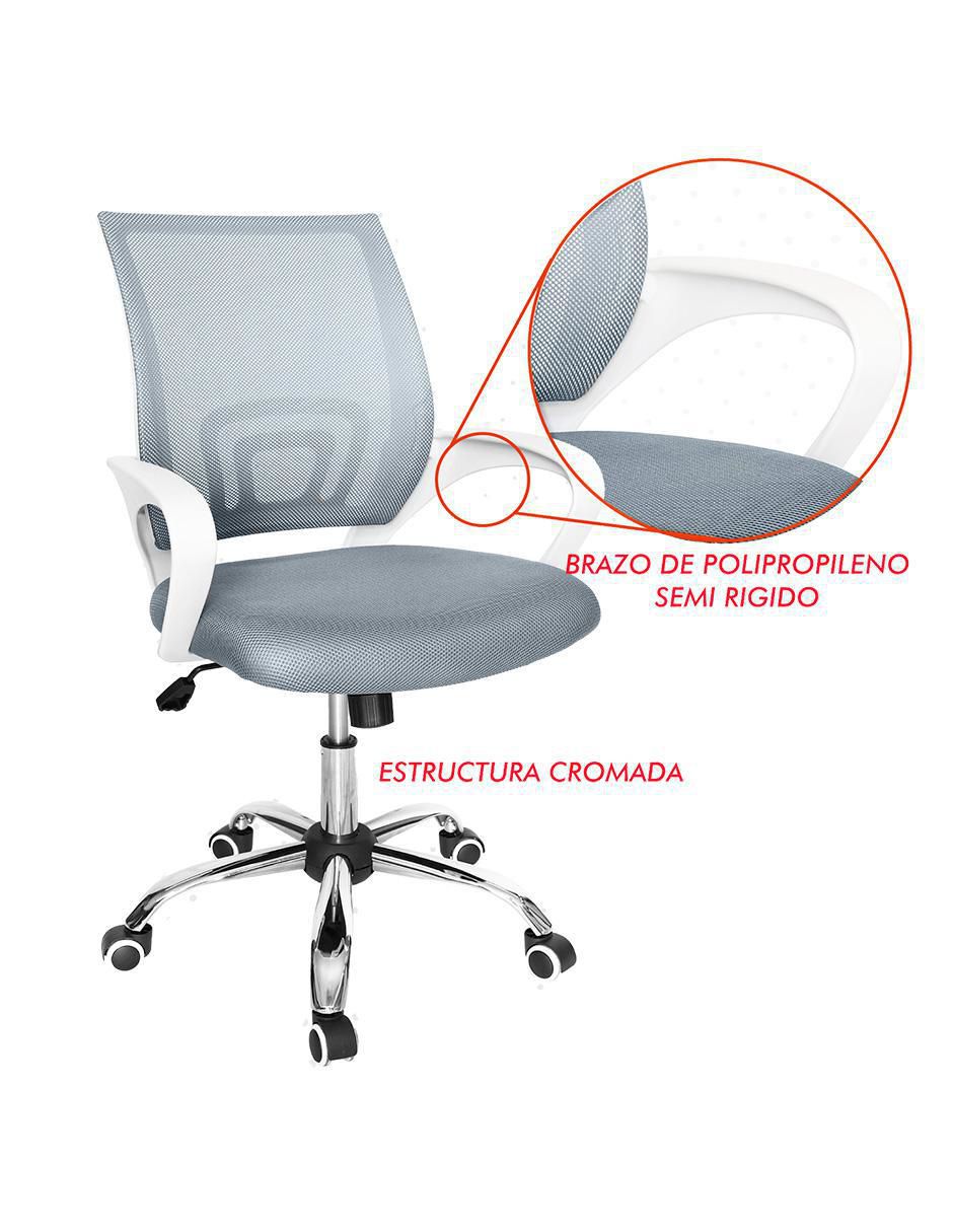 Silla de escritorio de plástico 7