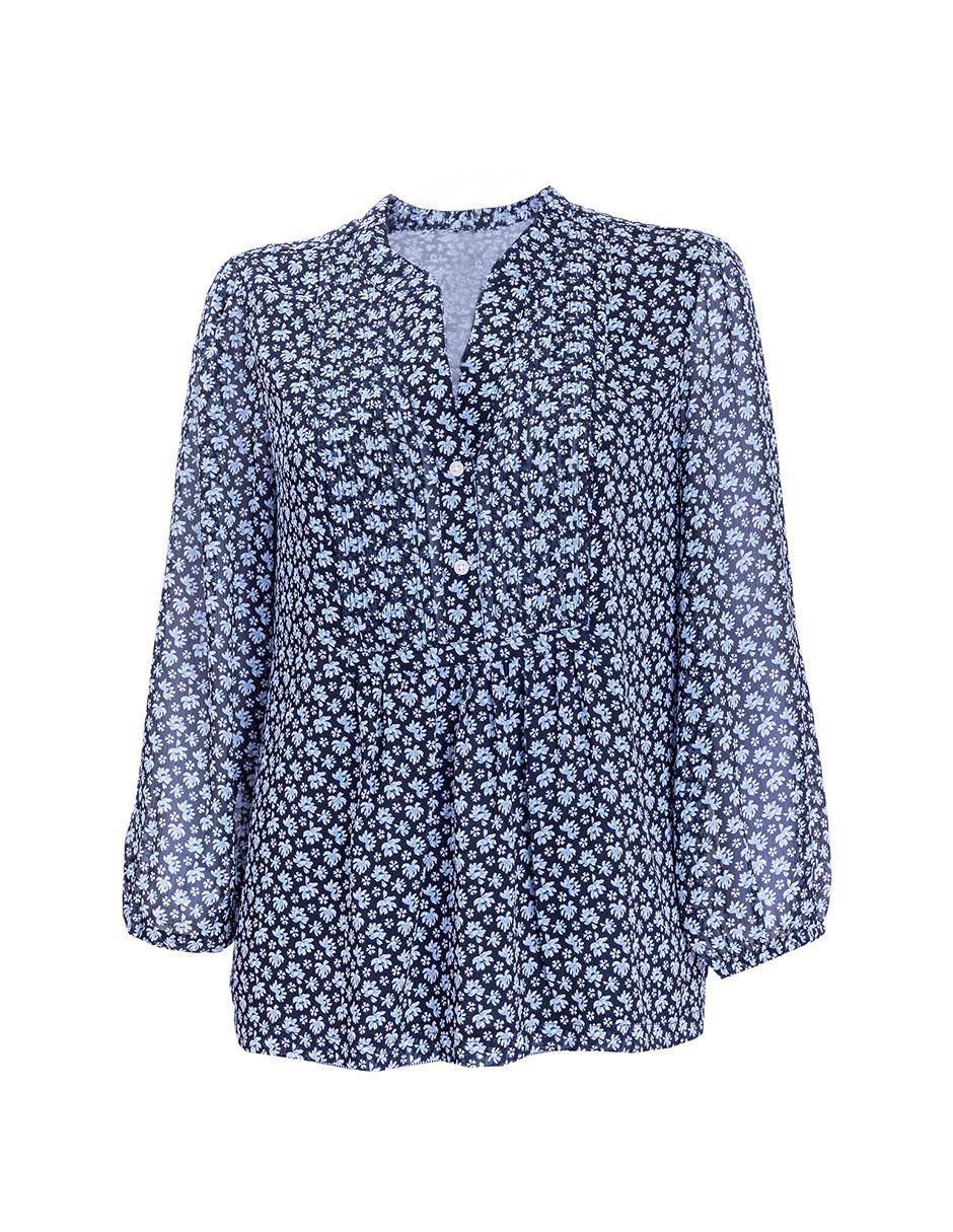 Blusa Nautica manga 3/4 para mujer