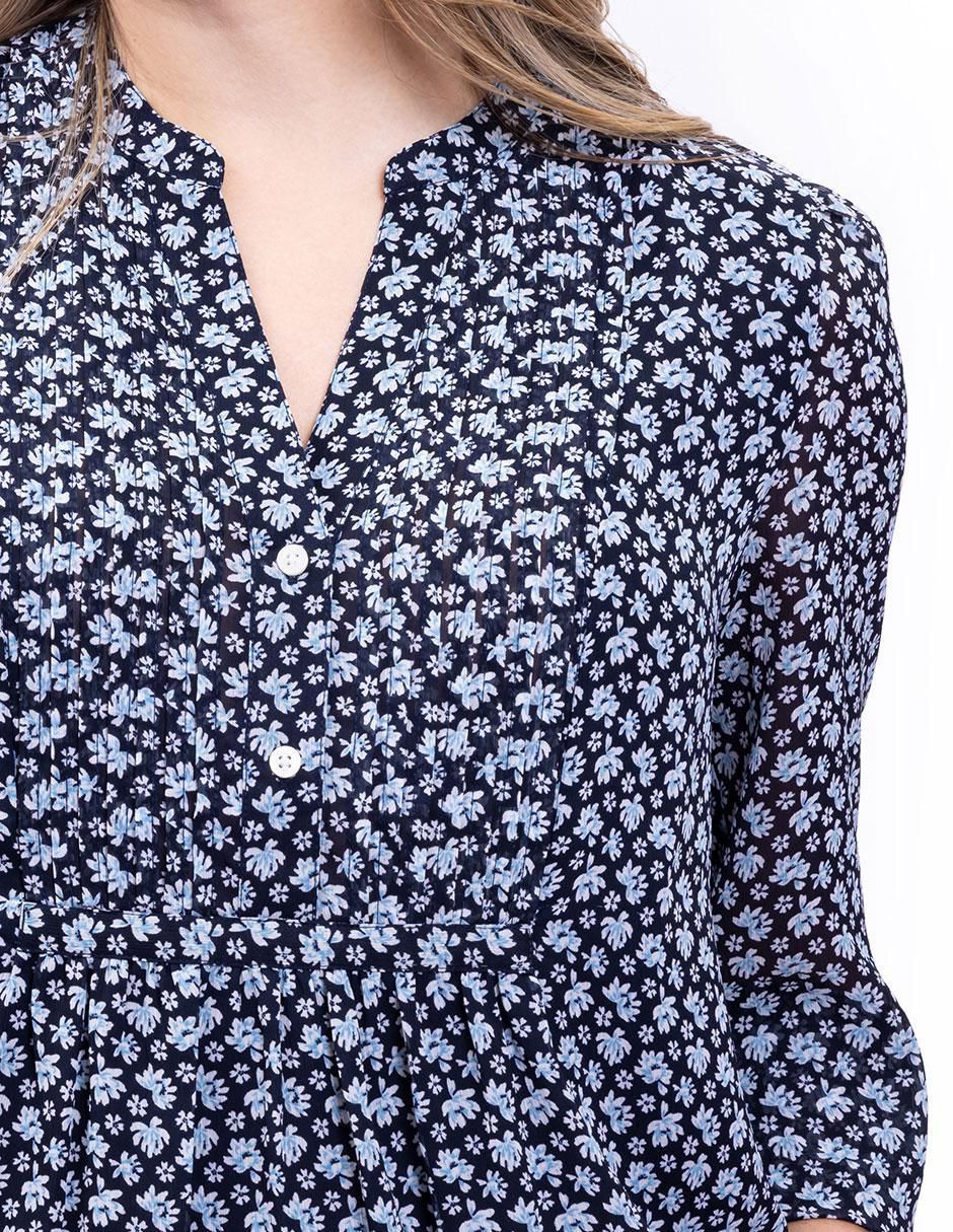 Blusa Nautica manga 3/4 para mujer