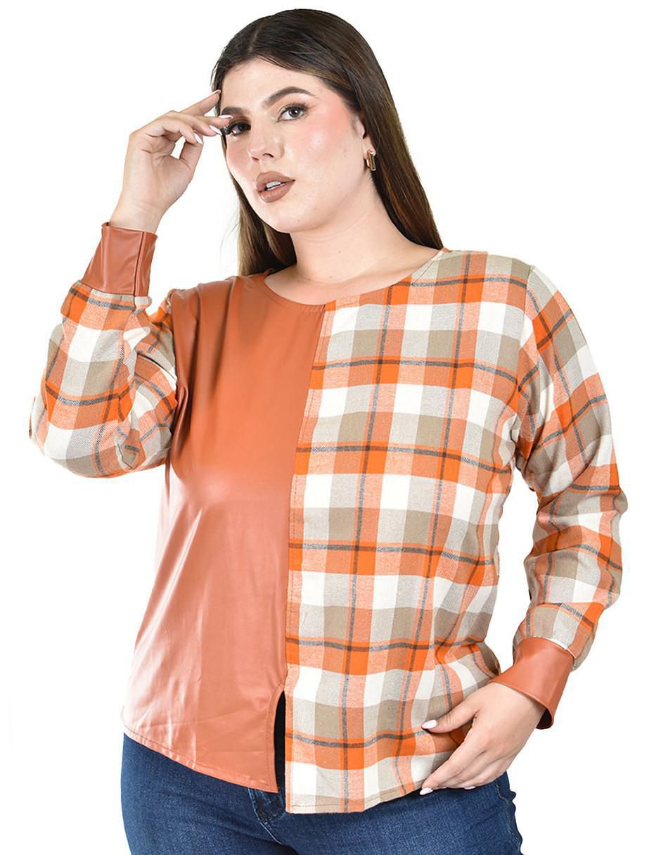 Blusa manga larga para mujer