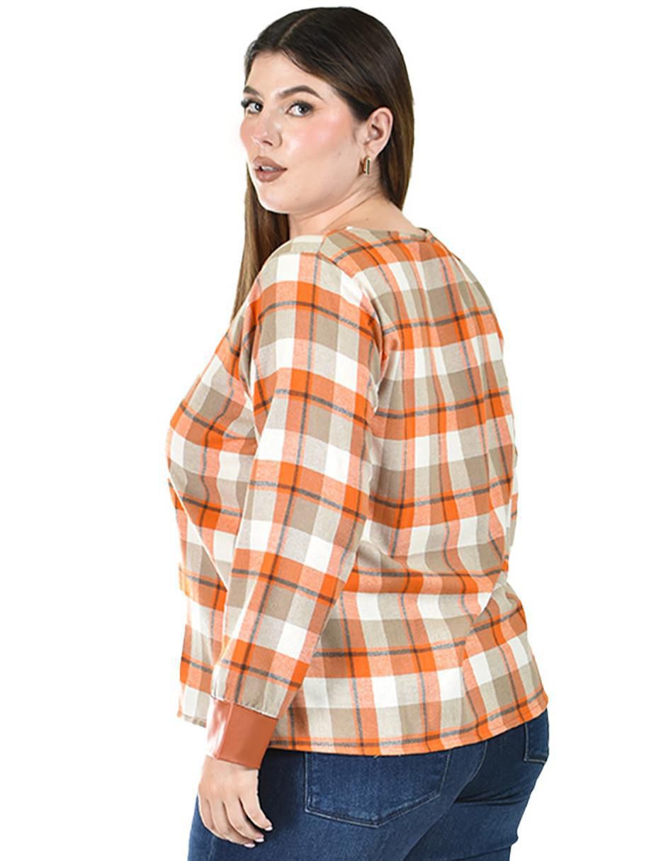 Blusa manga larga para mujer