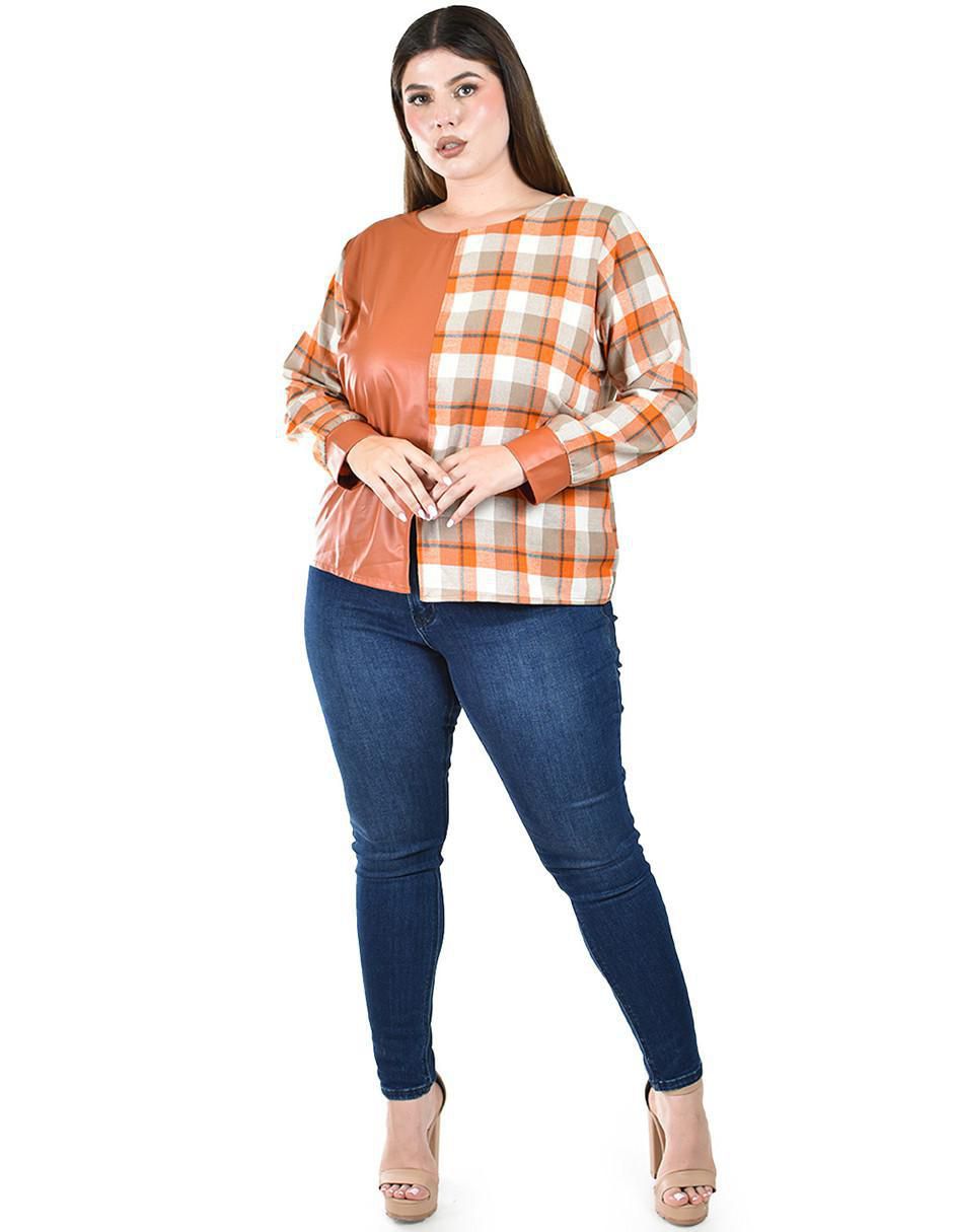 Blusa manga larga para mujer