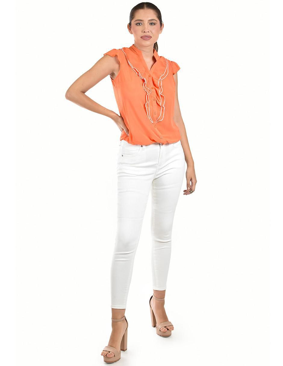 Blusa manga corta para mujer 7