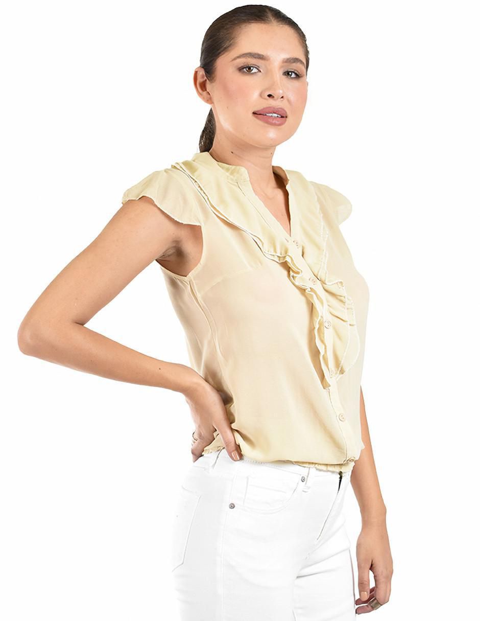 Blusa manga corta para mujer 5