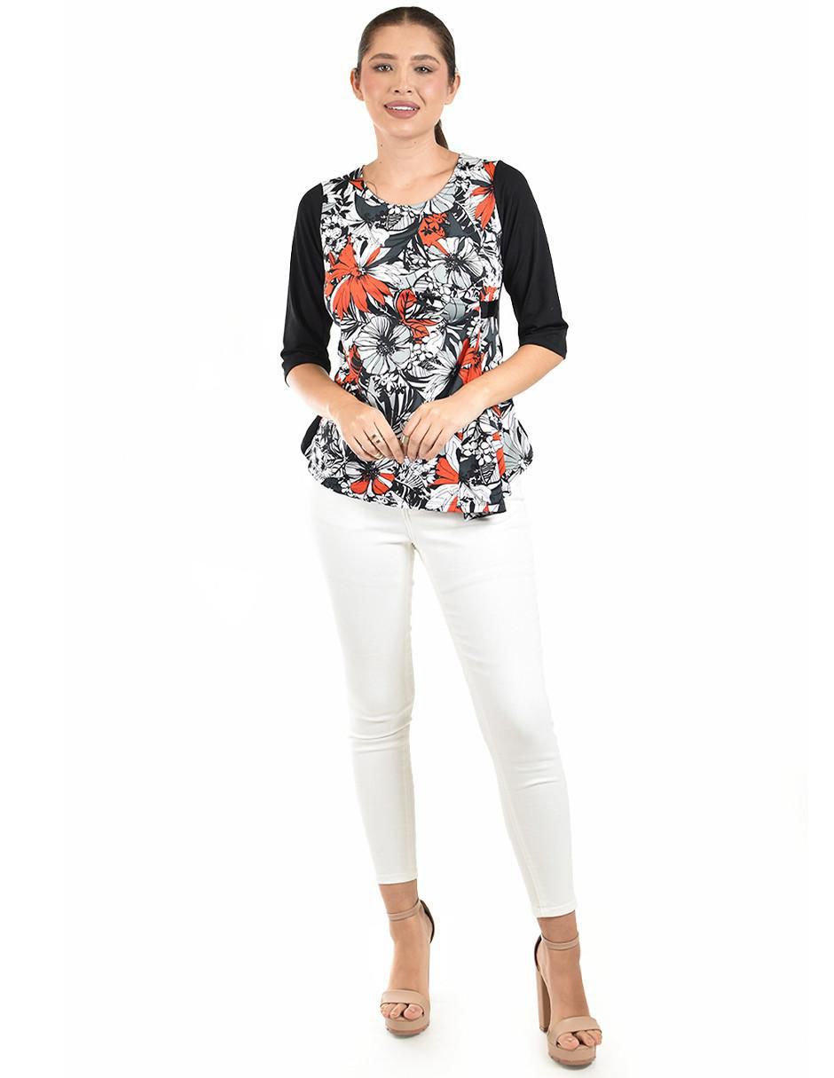 Blusa manga 3/4 para mujer 7