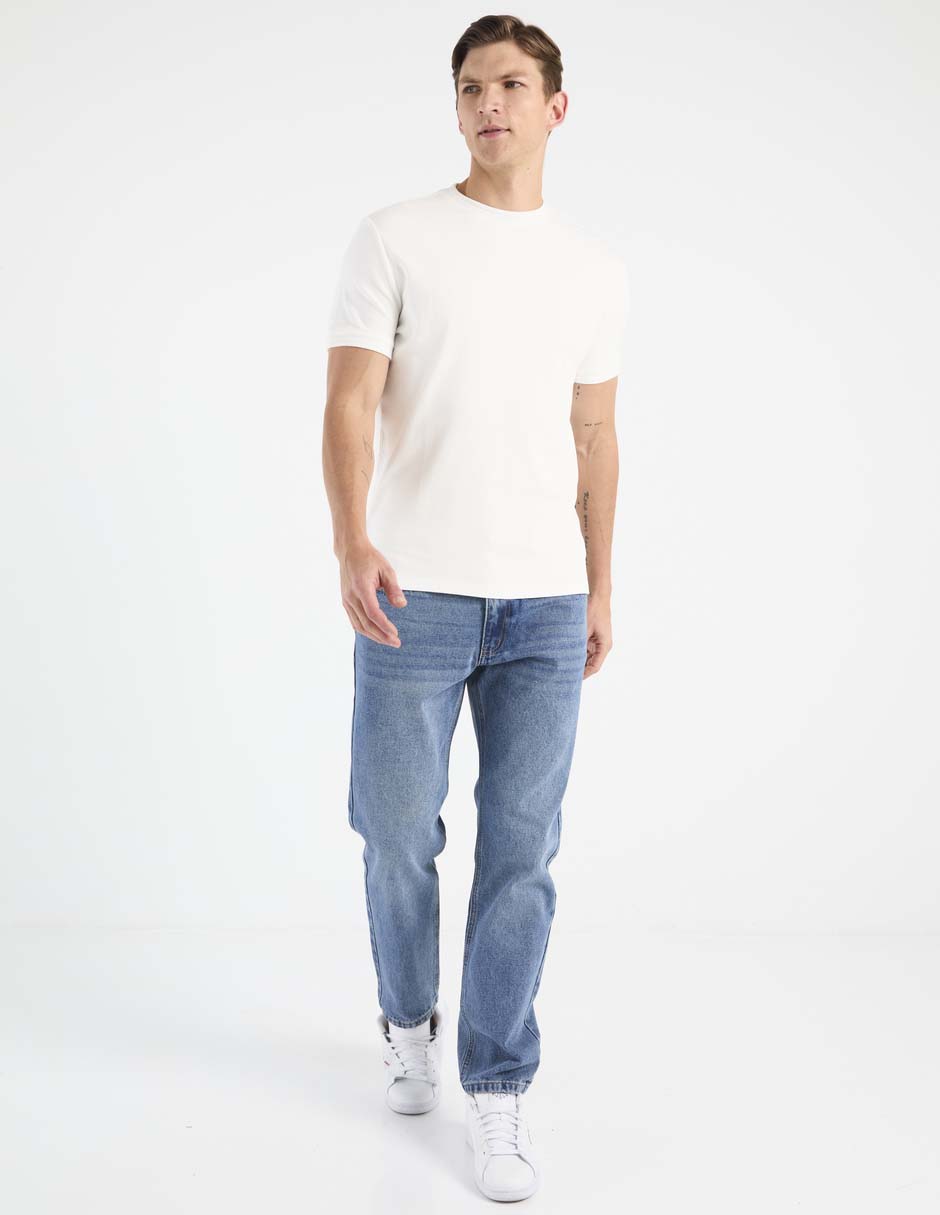 Jeans straight Elemento Uomo lavado medio para hombre