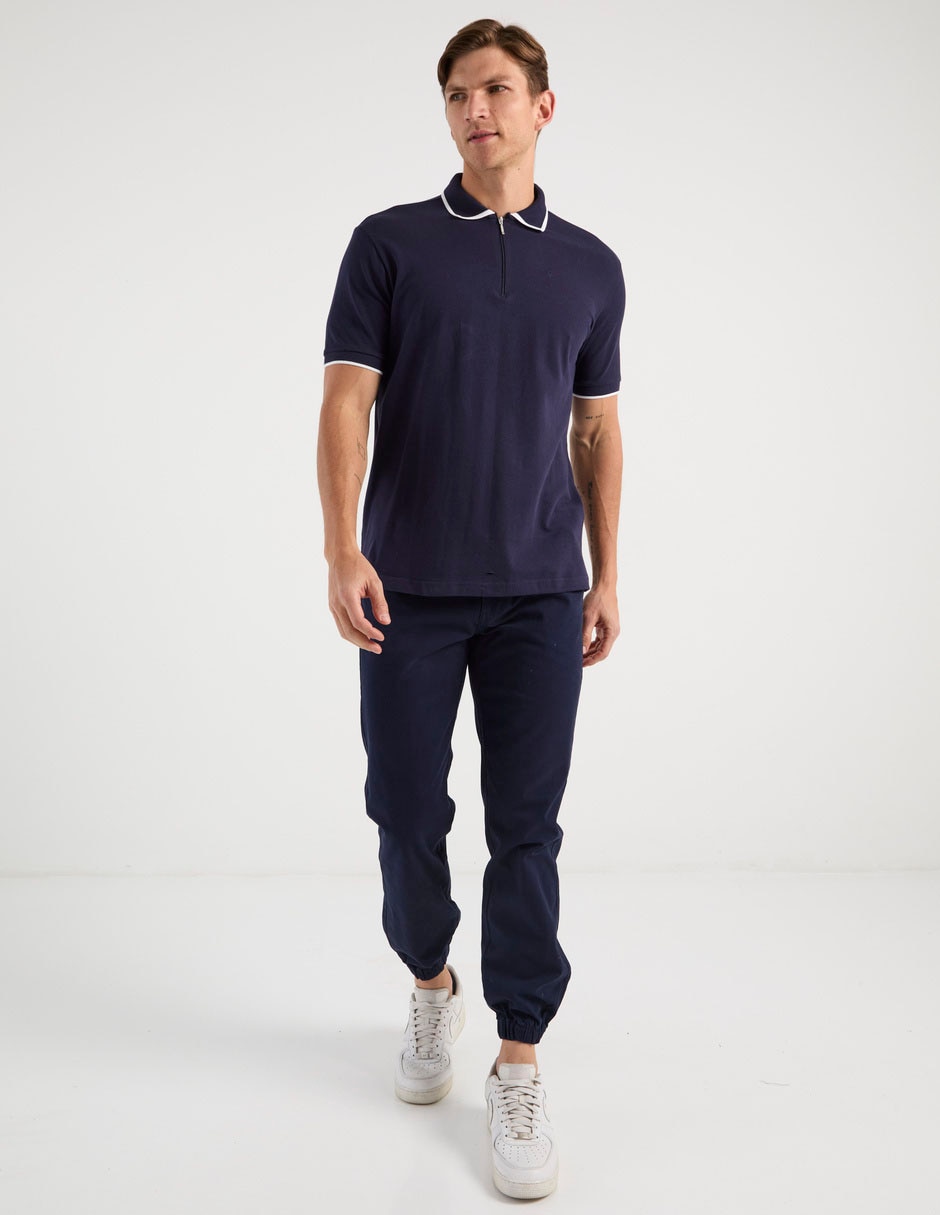 Pantalón deportivo jogger regular de algodón para hombre 4
