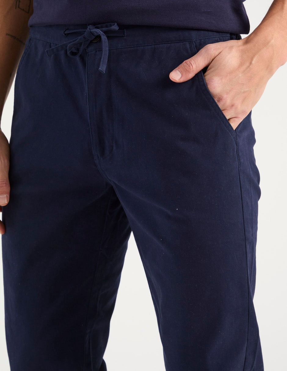Pantalón deportivo jogger regular de algodón para hombre 2