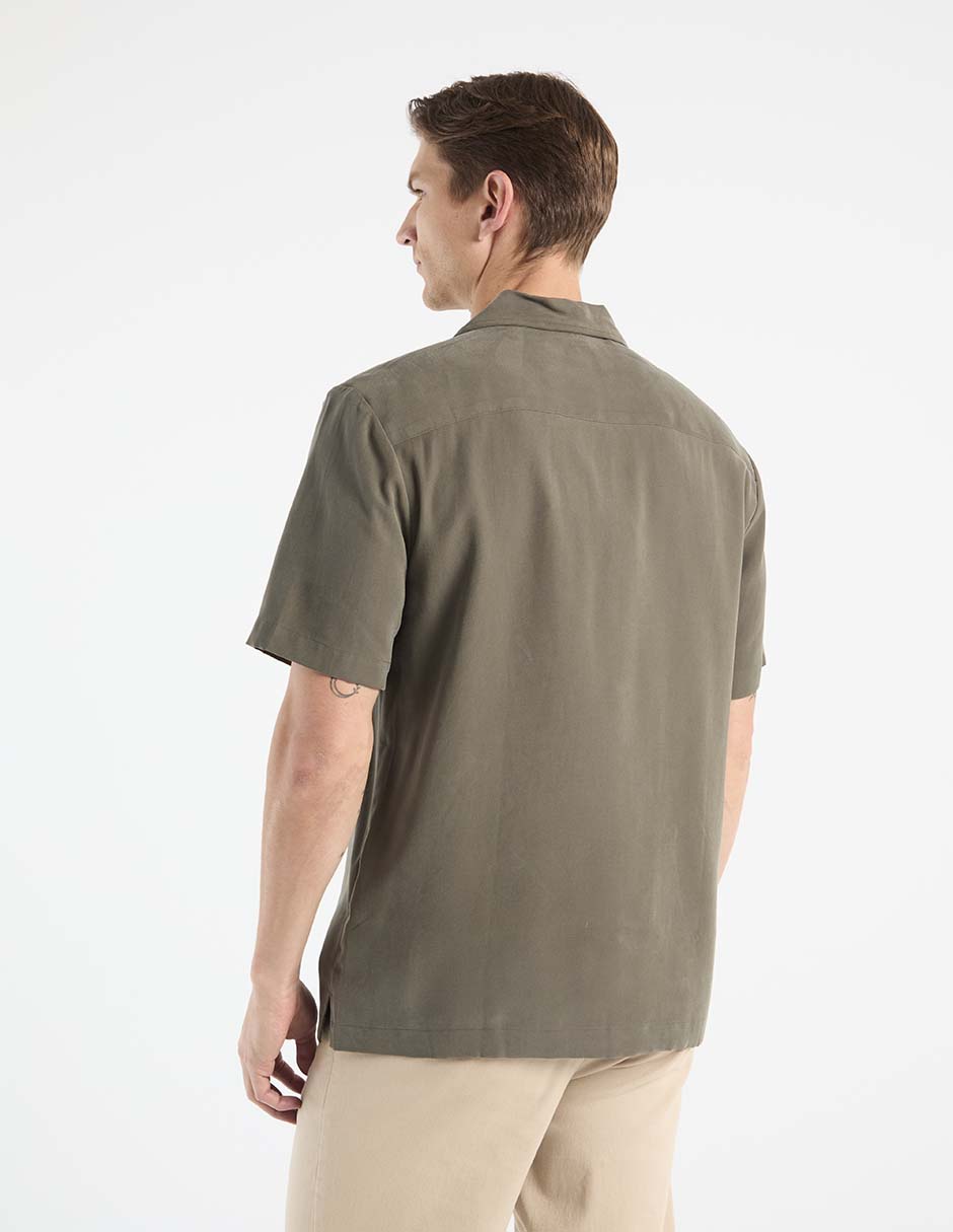 Camisa casual Elemento Uomo de algodón manga corta para hombre