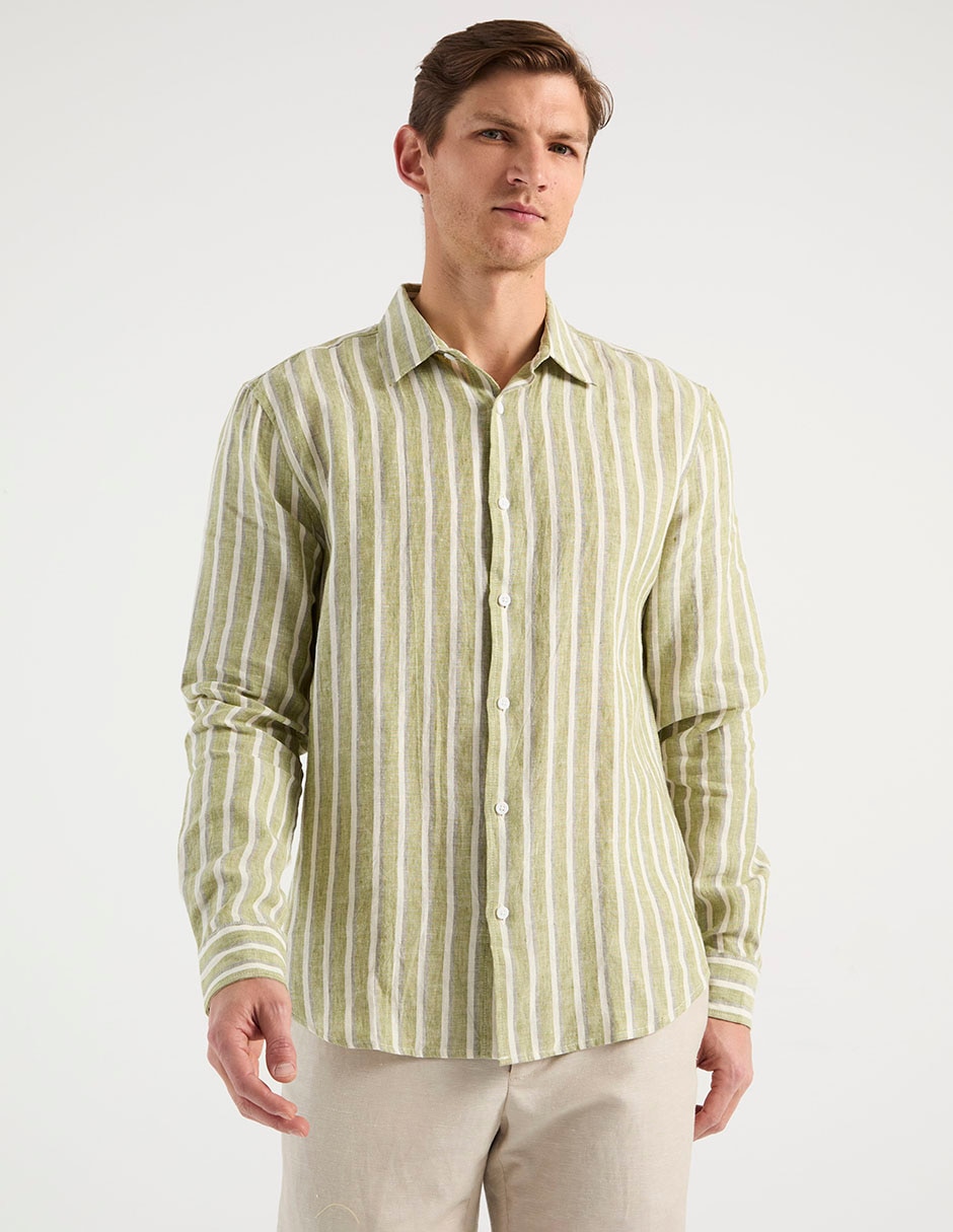 Camisa casual manga larga para hombre Camisa casual manga larga para hombre