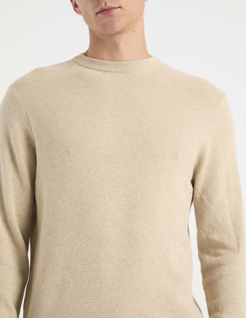 Suéter cuello redondo para hombre 4