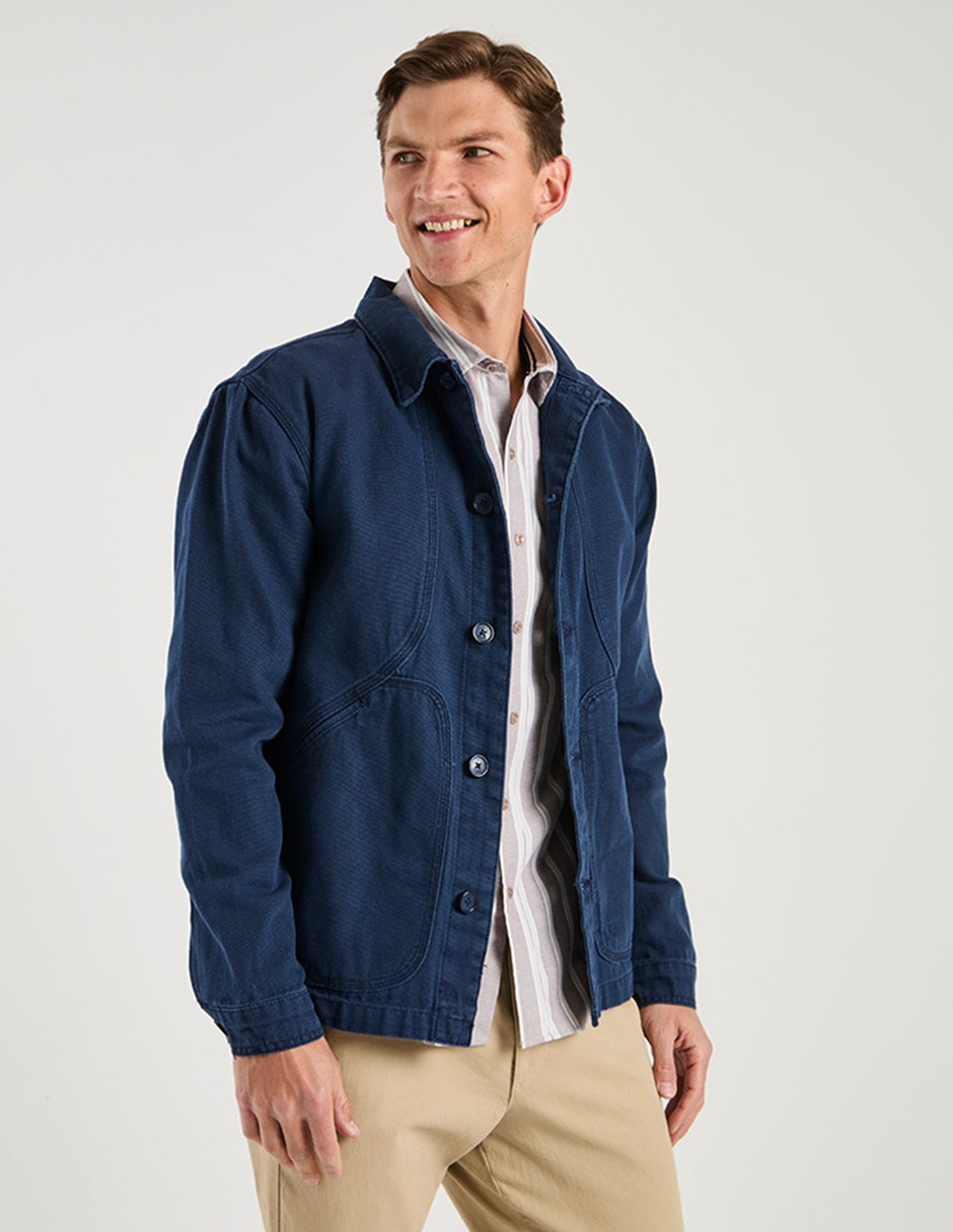 Chamarra denim Elemento Uomo con bolsillos para hombre