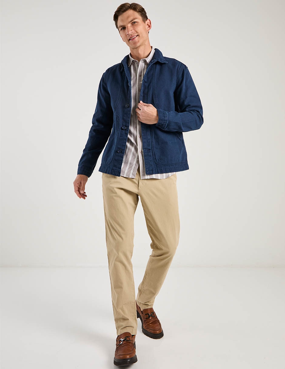 Chamarra denim Elemento Uomo con bolsillos para hombre