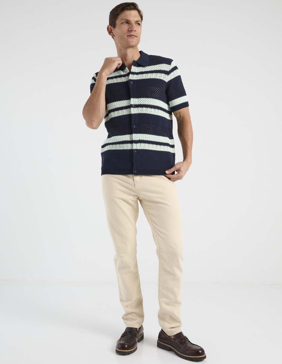 Camisa casual Elemento Uomo de algodón manga corta para hombre