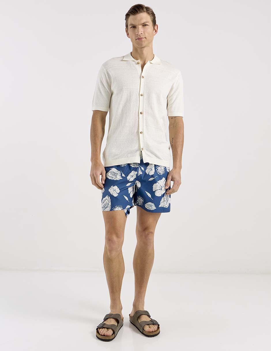 Camisa casual de algodón manga corta para hombre 3