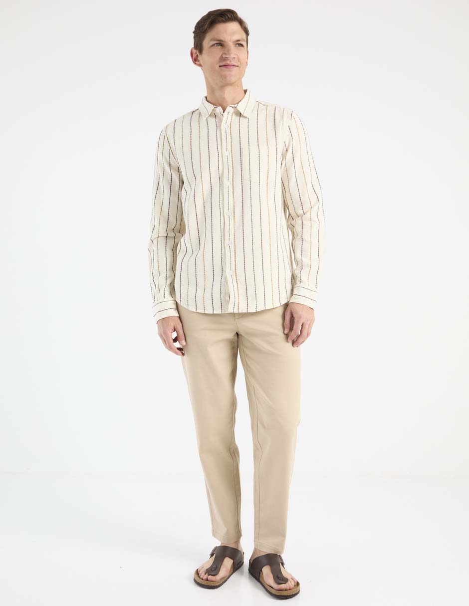 Pantalón chino slim Elemento Uomo de algodón para hombre