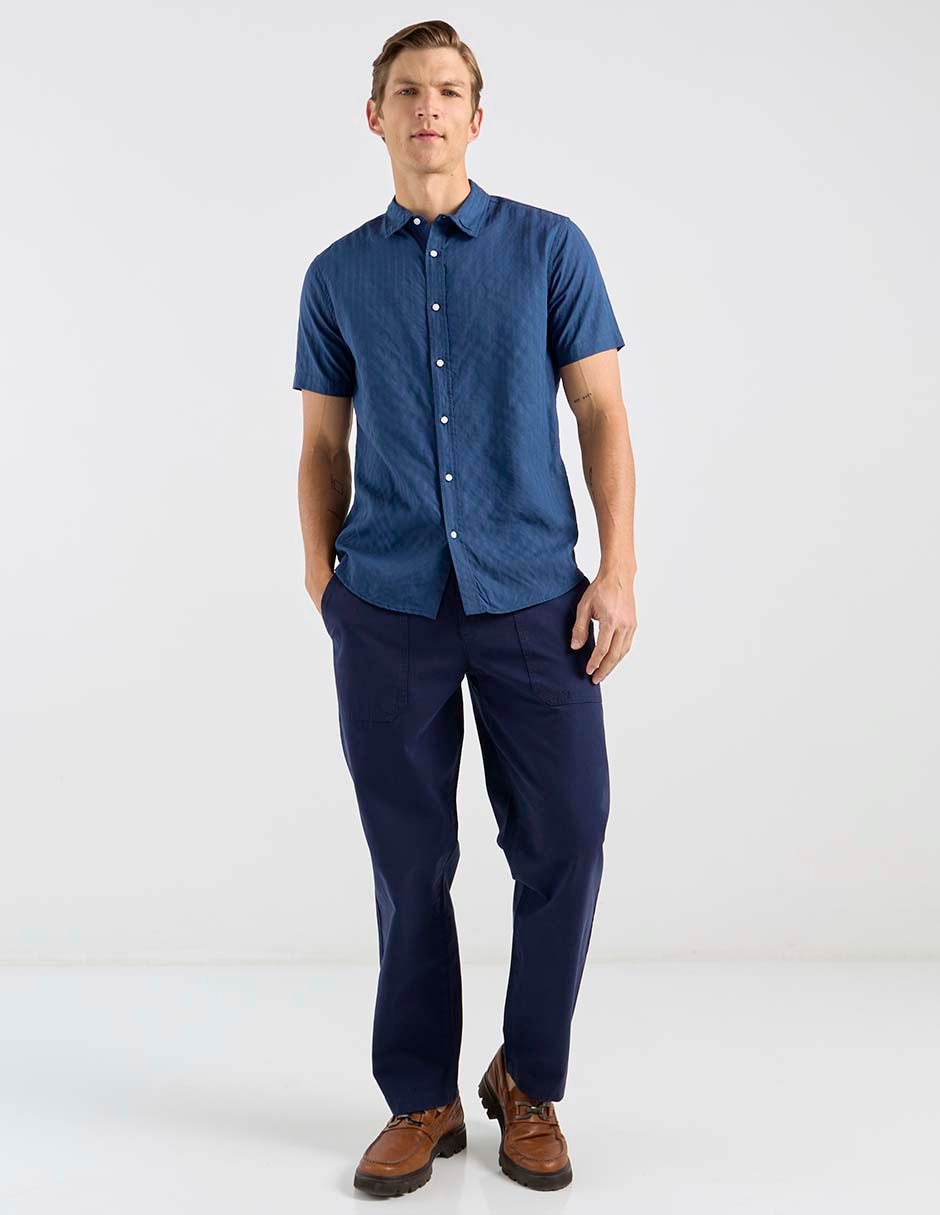 Pantalón straight de algodón para hombre 5