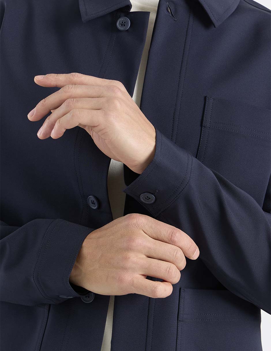 Chamarra casual con bolsillos para hombre 4