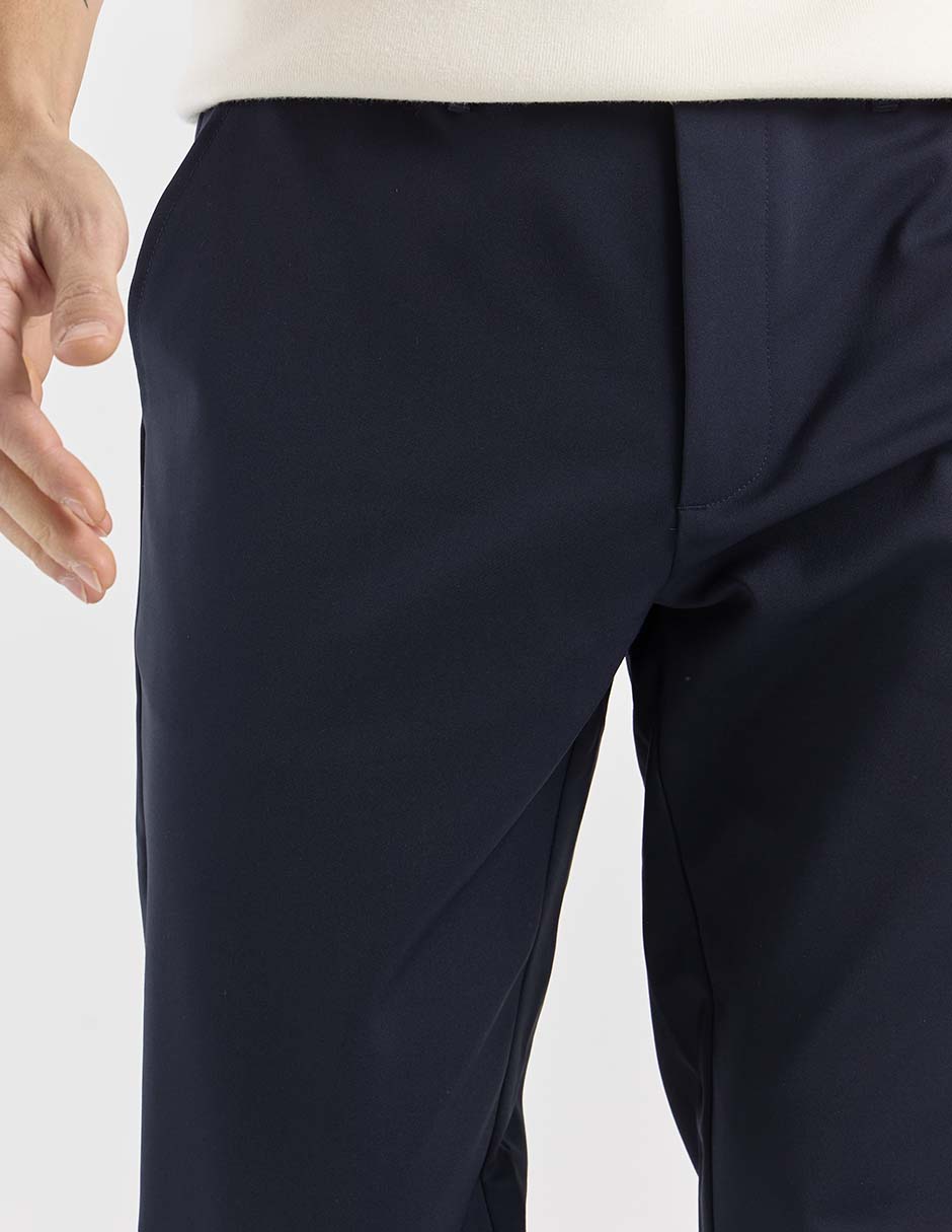 Pantalón business casual chino slim de algodón para hombre