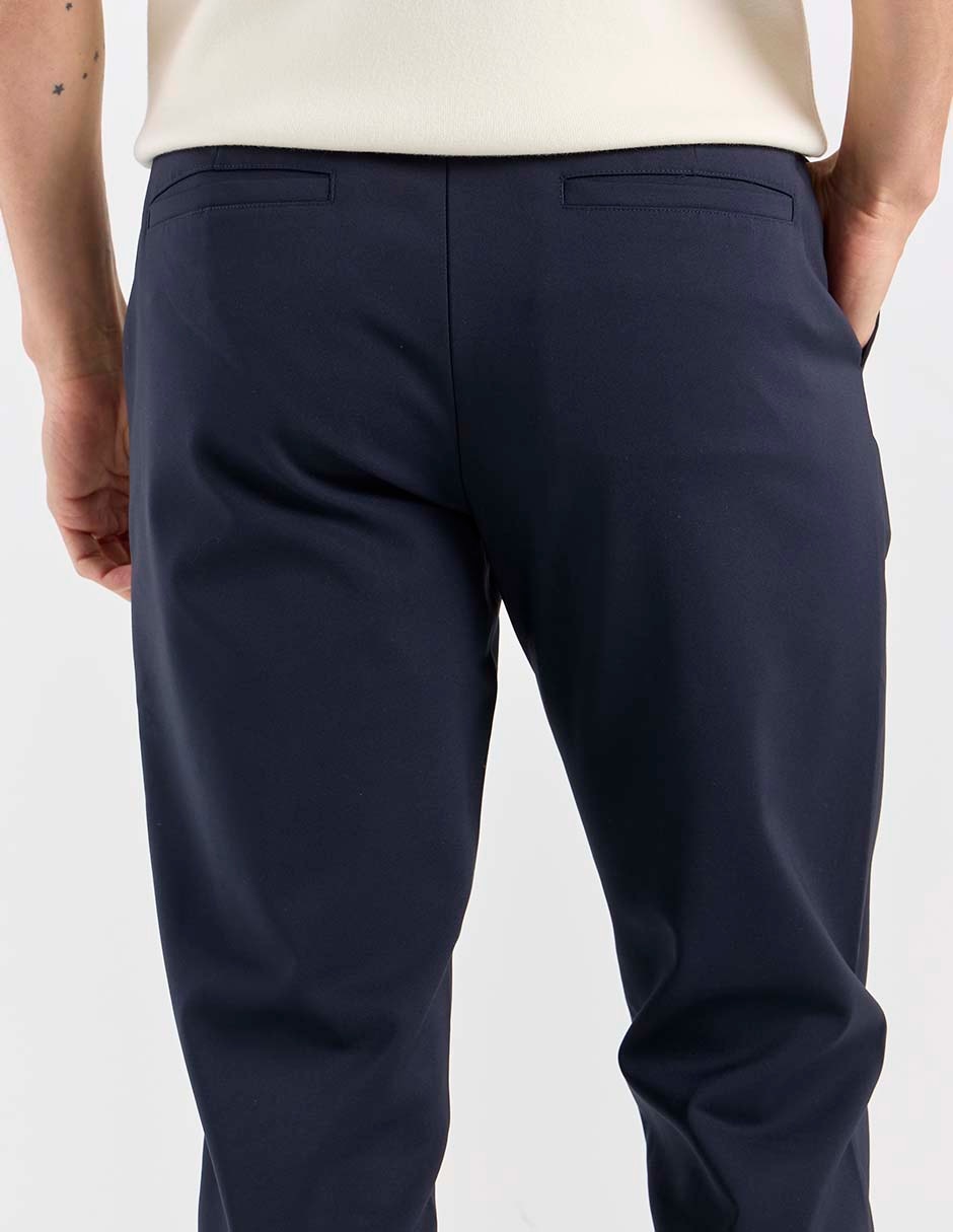 Pantalón business casual chino slim de algodón para hombre