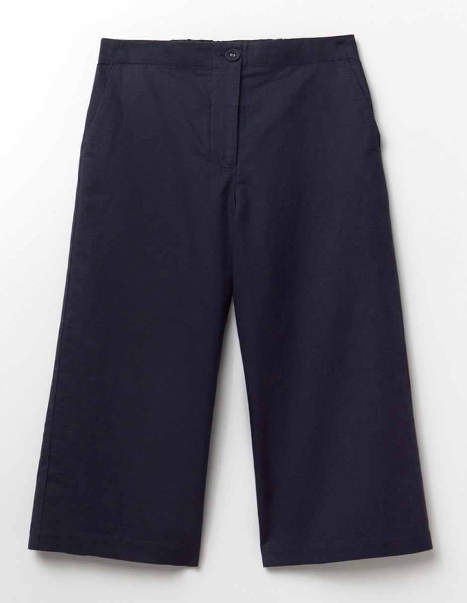 Pantalón capri Sfera flare para mujer