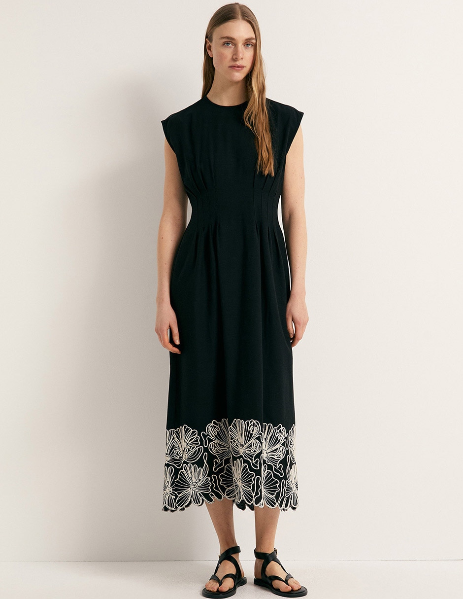 Vestido crop casual Sfera para mujer