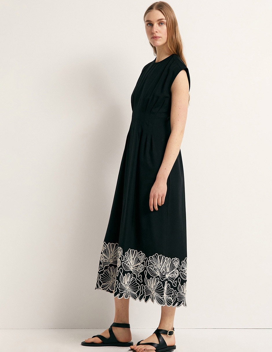Vestido crop casual Sfera para mujer