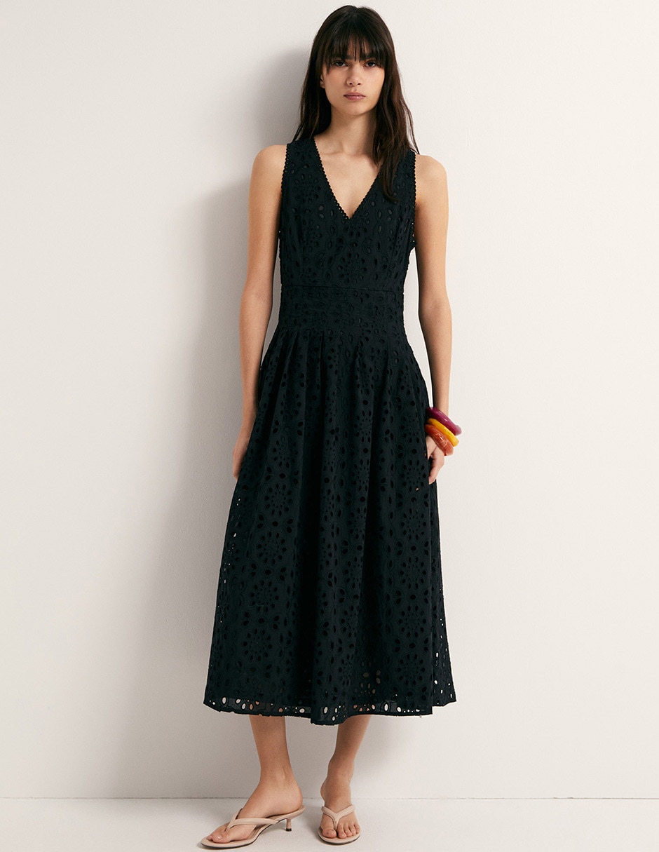 Vestido crop casual para mujer