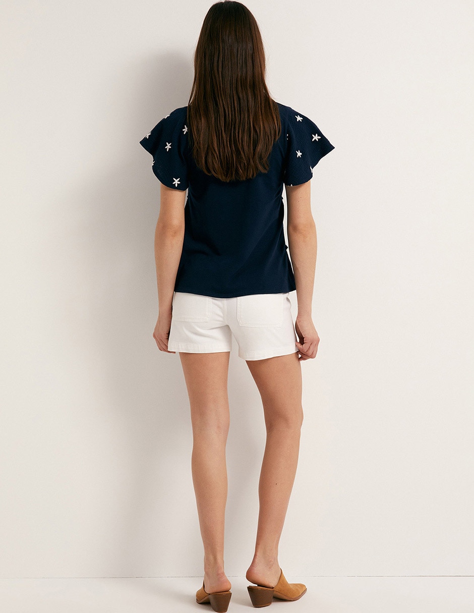 Blusa Sfera manga corta para mujer