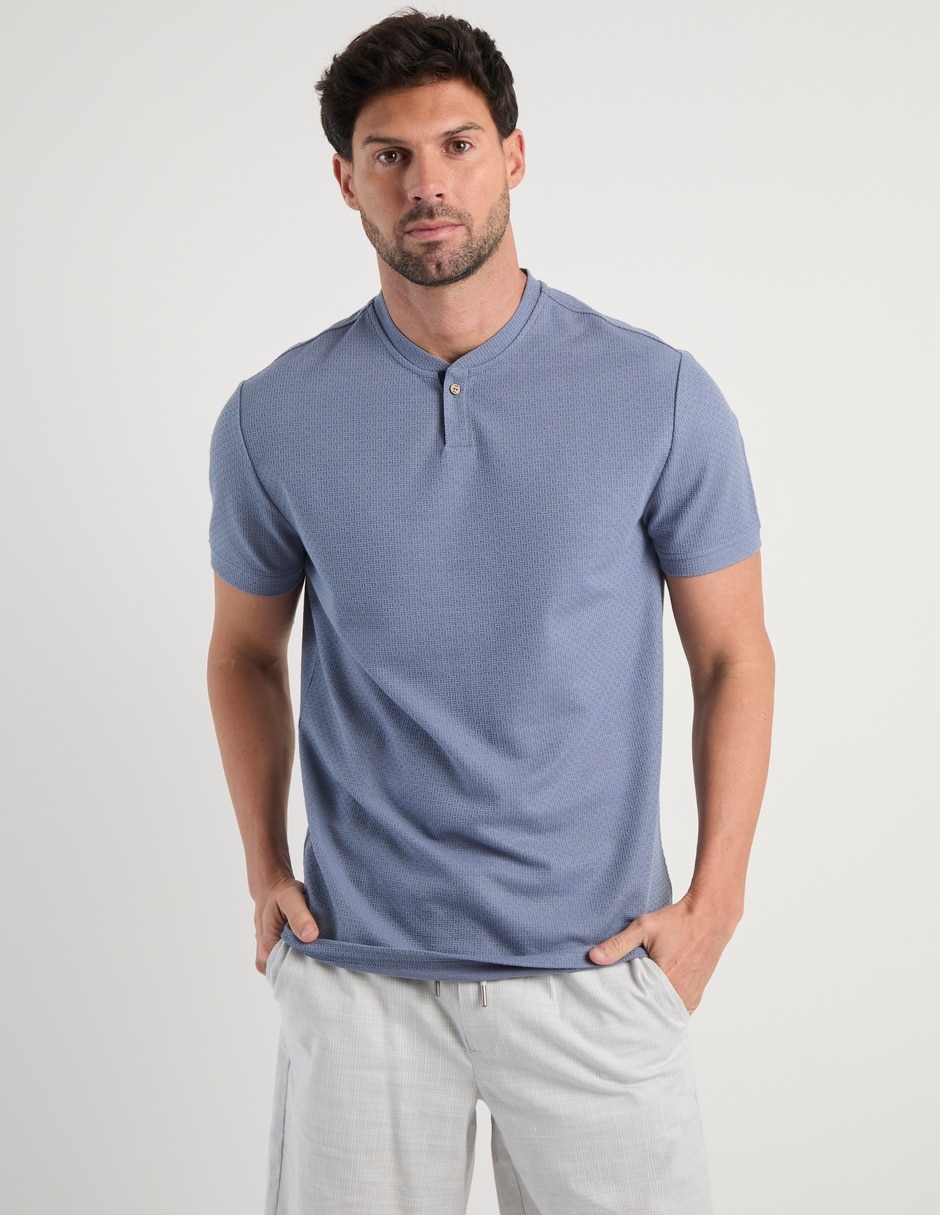 Playera cuello regular para hombre