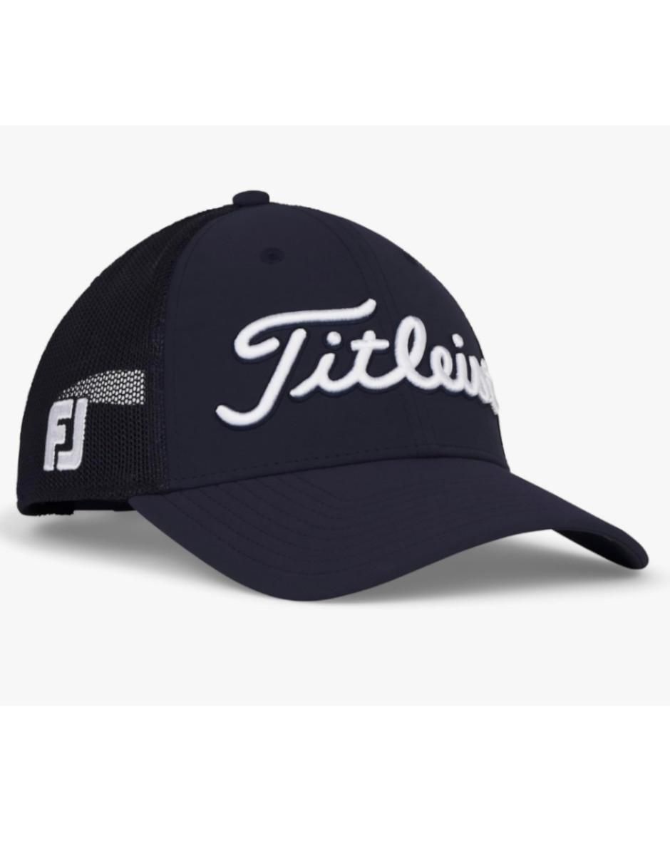 Gorra visera curva correa ajustable para golf Titleist Tour Performance para hombre 4