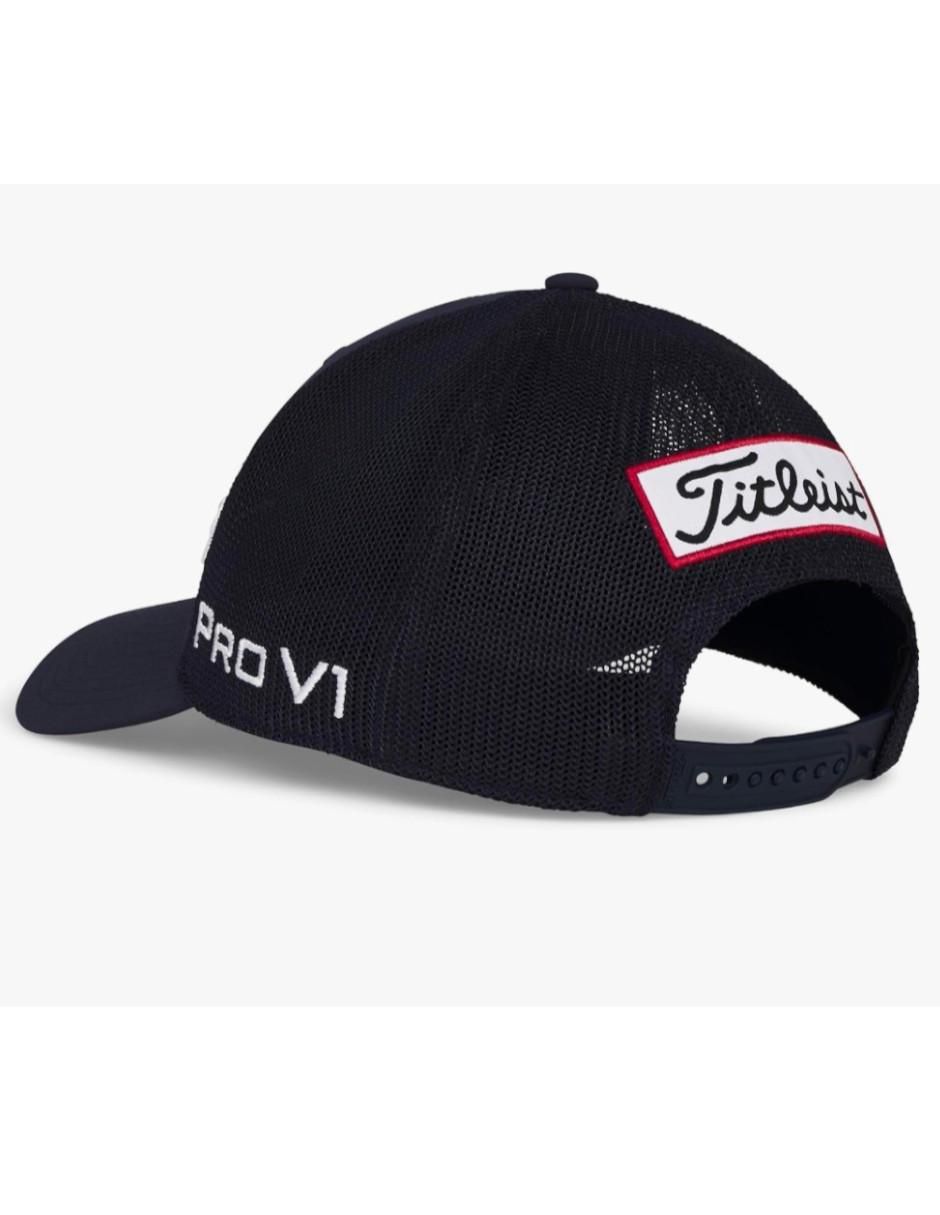 Gorra visera curva correa ajustable para golf Titleist Tour Performance para hombre 3